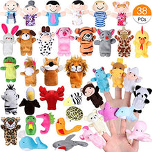 Carica l'immagine nel visualizzatore di Gallery, Joinfun Burattini da Dito 38pcs Messi per i Bambini 32pcs Cartoon Animal... - Ilgrandebazar