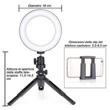 Carica l'immagine nel visualizzatore di Gallery, Zacro Ring Light LED, LED Luce ad Anello for YouTube Video and Makeup, LED... - Ilgrandebazar