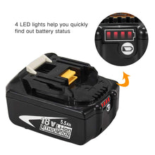 Carica l'immagine nel visualizzatore di Gallery, BL1860B Sostituzione 5,5 Ah batteria per Makita 18 V al litio BL1860 5.5Ah-2 - Ilgrandebazar