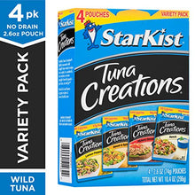 Carica l'immagine nel visualizzatore di Gallery, StarKist Tuna Creations, Variety Pack, 2.6 Ounce (Pack of 4) by