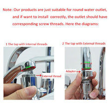 Carica l'immagine nel visualizzatore di Gallery, 2 pezzi Acqua rubinetto LED colorato con 3 colori che cambiano Termica,... - Ilgrandebazar