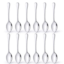 Carica l'immagine nel visualizzatore di Gallery, AckMond - 12 Pezzi (12,2 cm) cucchiaini da Espresso, in Flat Dinner Fork - Ilgrandebazar