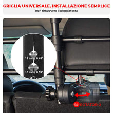 Carica l'immagine nel visualizzatore di Gallery, ISSYZONE Divisori Auto per Cani, Lunghezza Regolabile Poggiatesta per...