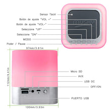 Carica l'immagine nel visualizzatore di Gallery, StillCool notte luce altoparlante bluetooth Touch Sensor Lampada da 1