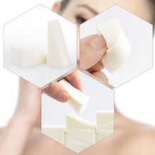 Carica l'immagine nel visualizzatore di Gallery, Circa 40 spugne triangolari per trucco, cosmetici, nail art, white - Ilgrandebazar