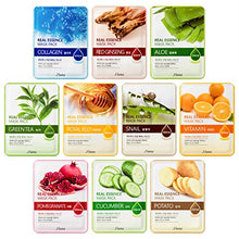 Carica l'immagine nel visualizzatore di Gallery, Jluna korea real essence facial sheet masks 10 pack - 10 different types of... - Ilgrandebazar