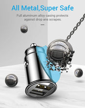 Carica l'immagine nel visualizzatore di Gallery, Caricabatteria auto USB, 4.8A Caricatore adattatore universale Nero - Ilgrandebazar