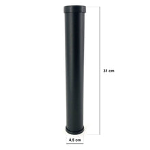 Carica l'immagine nel visualizzatore di Gallery, Cortassa - Set 4 Piedi per Rete a Doghe Gambe Letto Universali in Acciaio Resistente con Gomma Anti Graffio e Anti Scivolo (31 cm)