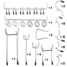 Carica l'immagine nel visualizzatore di Gallery, Abimars, 52 Pezzi Ganci per Pannello Forato Assortimento, con Ganci,... - Ilgrandebazar