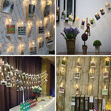 Carica l'immagine nel visualizzatore di Gallery, 20 Foto LED clip luci della stringa per appendere quadri e Bianco Caldo - Ilgrandebazar