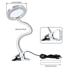 Carica l'immagine nel visualizzatore di Gallery, Lampada Estetista con Lente d'Ingrandimento 8 Diottrie,Lampada LED USB... - Ilgrandebazar