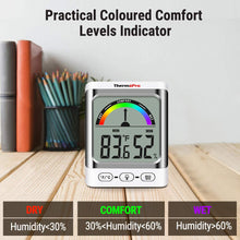 Carica l'immagine nel visualizzatore di Gallery, ThermoPro TP52 Termometro Igrometro Interno Digitale Misuratore di... - Ilgrandebazar