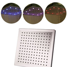 Carica l'immagine nel visualizzatore di Gallery, DELIPOP, soffione per doccia quadrato con 12 LED, 20,3 cm, 3 Colours - Ilgrandebazar