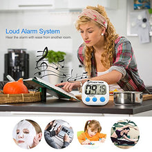 Carica l'immagine nel visualizzatore di Gallery, Senhai Timer da Cucina, conteggio up/Down Grande Display LCD 2 Pack - Ilgrandebazar