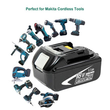 Carica l'immagine nel visualizzatore di Gallery, Powayup 2X 18V 5.5Ah Sostituzione per Makita Batteria BL1860B 5.5Ah, Nero