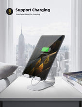 Carica l'immagine nel visualizzatore di Gallery, Lamicall Supporto Tablet, Supporto Regolabile : Universale Stand Dock per 2018 Pad PRO 10.5, PRO 9.7, PRO 12.9, Pad Mini 2 3 4, Pad Air, Air 2, Phone, Samsung Tab, Altri Tablets - Argento