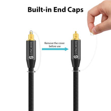 Carica l'immagine nel visualizzatore di Gallery, Syncwire Cavo Ottico Audio Digitale - 2m Toslink [24k...
