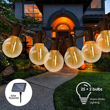Carica l'immagine nel visualizzatore di Gallery, Catene Luminose Solare,Tomshine 25FT Impermeabile LED G40 Luci da Giardino...