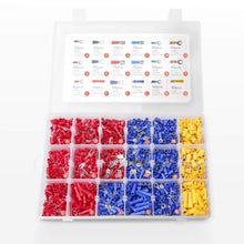 Carica l'immagine nel visualizzatore di Gallery, Eventronic Connettori Elettrici, Spade Wire 1200pcs, Blue, Red, Yellow - Ilgrandebazar