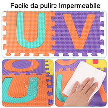 Carica l'immagine nel visualizzatore di Gallery, Tappeto Bambini Puzzle, Puzzle da Gioco Multicolore in Soffice...