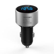 Carica l'immagine nel visualizzatore di Gallery, TECKNET Bluetooth FM Transmitter, Wireless Trasmettitore Radio con Argento - Ilgrandebazar