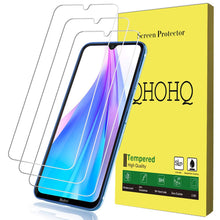 Carica l'immagine nel visualizzatore di Gallery, QHOHQ Vetro Temperato per Xiaomi Redmi Note 8T, 3 Pezzi