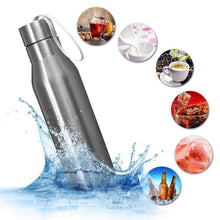Carica l'immagine nel visualizzatore di Gallery, centtechi Bottiglia Termica Acciaio Inox,720ml 24 Ore Freddo 720ML, argento - Ilgrandebazar