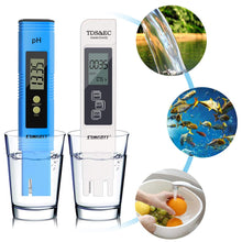 Carica l'immagine nel visualizzatore di Gallery, Misuratore Ph, PH Tester, misuratore ph acqua 4 in 1 PH/TDS&amp;EC white+blue - Ilgrandebazar