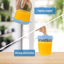 Carica l'immagine nel visualizzatore di Gallery, Coperchi Elasticizzati in Silicone per Alimenti,Riutilizzabili Silicone... - Ilgrandebazar