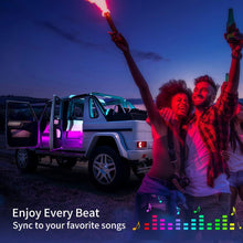 Carica l'immagine nel visualizzatore di Gallery, Govee Striscia LED Auto con Telecomando, Aggiornato 2-in-1 Design 4*22cm, Rgb - Ilgrandebazar