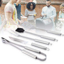 Carica l'immagine nel visualizzatore di Gallery, 5pcs / set strumenti per barbecue in acciaio inox kit coltello... - Ilgrandebazar
