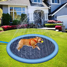 Carica l'immagine nel visualizzatore di Gallery, RIOGOO Splash Sprinkler Pad for Dogs Kids, 59" Water Play Mat Wadding Pool...
