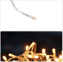 Carica l'immagine nel visualizzatore di Gallery, 5m LED Luci Stringa 24 stringe, 50-80cm/ogni + 3m Cavo di alimentazione, stringa decorativa LED con 200 LED impermeabili, alimentazione di sicurezza 31V