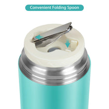 Carica l'immagine nel visualizzatore di Gallery, WayEee Contenitore Termico per Alimenti, Barattolo Alimenti 450ml, Blue - Ilgrandebazar