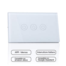 Carica l'immagine nel visualizzatore di Gallery, meross Wifi Smart Interruttore Parete Italiana Intelligente, Mss530l - Ilgrandebazar