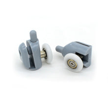 Carica l'immagine nel visualizzatore di Gallery, Ruote per porta della doccia, set di 8 guide anta doccia 23 mm, grey
