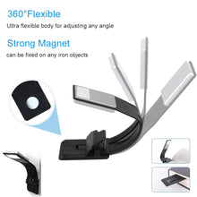 Carica l'immagine nel visualizzatore di Gallery, EasyULT Lampada da Lettura USB Ricaricabile, Luce Notturna, 3 Nera - Ilgrandebazar