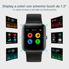 Carica l'immagine nel visualizzatore di Gallery, UMIDIGI Smartwatch Fitness Tracker Orologio Uwatch3, Smart Watch Donna Nero - Ilgrandebazar