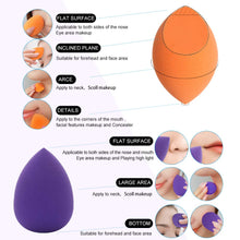 Carica l'immagine nel visualizzatore di Gallery, Spugnette Make Up Miss 16*6*6cm, 3 Normali + 3 Mini - Ilgrandebazar