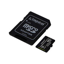 Carica l'immagine nel visualizzatore di Gallery, Kingston Canvas Select Plus SDCS2/64GB Scheda microSD Classe 10 con Adattatore SD Incluso, 64 GB