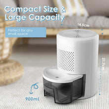 Carica l'immagine nel visualizzatore di Gallery, Amzdeal 900ML Deumidificatore per Casa- Spegnimento Automatico,... - Ilgrandebazar