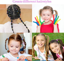 Carica l'immagine nel visualizzatore di Gallery, Hanyousheng Elastici Capelli, Elastici Capelli Bambina, Accessori Capelli Bambina, 650 Pezzi Elastici Colorati per Bambini, Adatto per Bambini, Ragazze