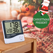 Carica l'immagine nel visualizzatore di Gallery, ESYNiC 4PZ 3 in 1 Igrometro Termometro Digitale con Display LCD 4pz Nero - Ilgrandebazar