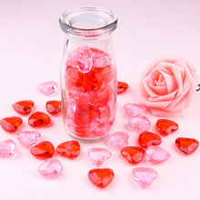 Carica l'immagine nel visualizzatore di Gallery, TUPARKA 60 PZ Cuori in Acrilico Rosso per 60pcs - Ilgrandebazar