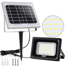 Carica l'immagine nel visualizzatore di Gallery, Faretto Solare CLY di 60 LED, Lampada da Esterno 60 LEDs, Luce Bianca - Ilgrandebazar