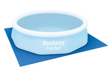 Carica l'immagine nel visualizzatore di Gallery, Bestway 58001 Tappetino Base, 335 cm 335 x 335 cm, azzurro