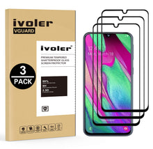 Carica l'immagine nel visualizzatore di Gallery, VGUARD [3 Pack] Pellicola Vetro Temperato per Samsung Galaxy Transparente