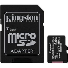 Carica l'immagine nel visualizzatore di Gallery, Kingston Canvas Select Plus SDCS2/64GB Scheda microSD Classe 10 con Adattatore SD Incluso, 64 GB