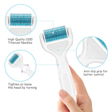 Carica l'immagine nel visualizzatore di Gallery, Winpok Dermaroller, 6 in 1 Derma Roller Kit, 12/300/ 720/1200 Aghi, bianco - Ilgrandebazar