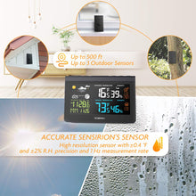 Carica l'immagine nel visualizzatore di Gallery, X-Sense - Stazione meteorologica Wireless con sensore Esterno, termometro...